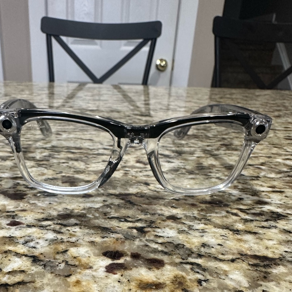 Ray-Ban Black and Gray Case